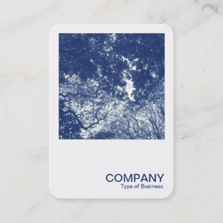 Square Foto 0593 - Woodland Canopy 02 - Cyanotype Visitenkarte