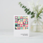 Square Foto 0596 - Abstrakt Squares 110419 Visitenkarte (Stehend Vorderseite)