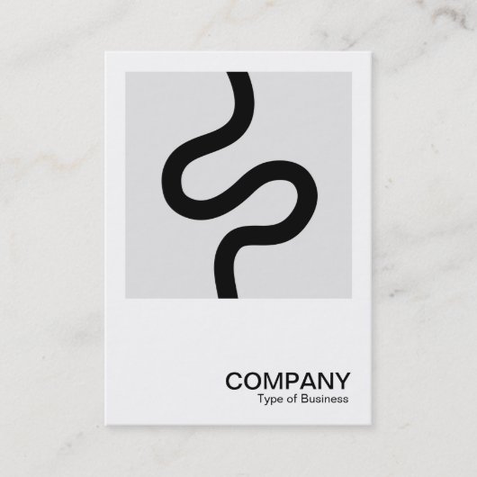 Square Foto 0603 - Curvy Line 02 Visitenkarte (Vorderseite)