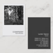 Square Foto 061 - Im Wald Visitenkarte (Vorne/Hinten)