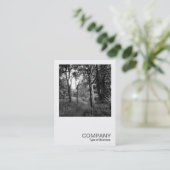 Square Foto 061 - Im Wald Visitenkarte (Stehend Vorderseite)