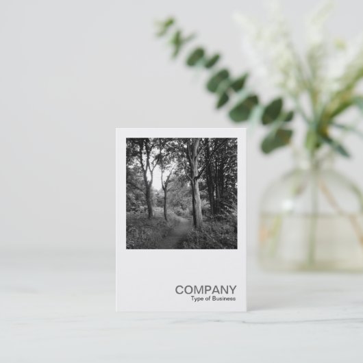 Square Foto 061 - Im Wald Visitenkarte (Stehend Vorderseite)