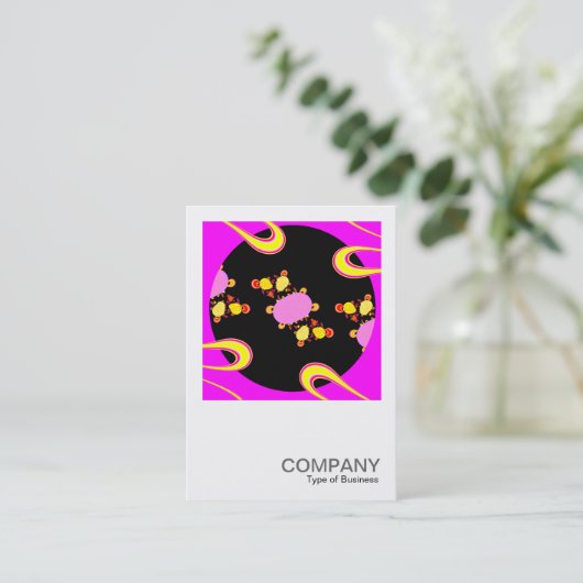 Square Foto 077 - Fraktal Design Visitenkarte (Stehend Vorderseite)