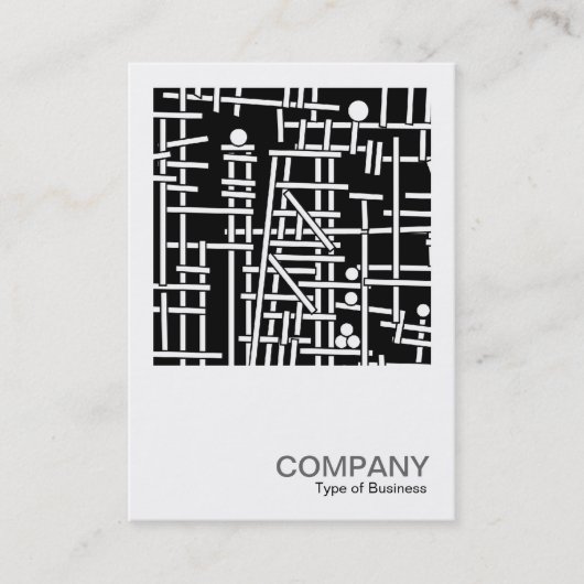 Square Foto 081 - Ungerade Kugelstruktur Visitenkarte (Vorderseite)