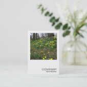 Square Foto 083 - Affodils im Park Visitenkarte (Stehend Vorderseite)