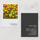 Square Foto 2019 - Tulips Visitenkarte (Vorne/Hinten)