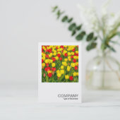 Square Foto 2019 - Tulips Visitenkarte (Stehend Vorderseite)