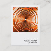 Square Foto 608 - Long Spring Orange Visitenkarte (Vorderseite)