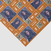 Square Foto Abschluss Class Jahr Burniere Orange Seidenpapier (Ausschnitt)