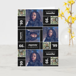 Square Foto Abschluss Class Year Black Card Karte