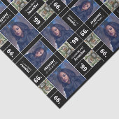 Square Foto Abschluss Class Year Black Seidenpapier (Ausschnitt)