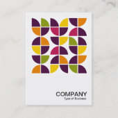 Square Foto - Abstrakt Geometric 110421v2 Visitenkarte (Vorderseite)