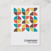 Square Foto - Abstrakt Geometric 110421v3 Visitenkarte (Vorderseite)