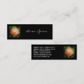 Square Foto - African Daisy Mini Visitenkarte (Vorne/Hinten)