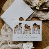 Square Foto Ankündigung Datum freihalten Card