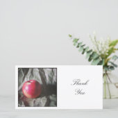 Square Foto - Apple Dankeskarte (Stehend Vorderseite)