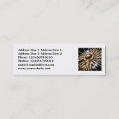 Square Foto - Big Wheel Mini Visitenkarte (Rückseite)