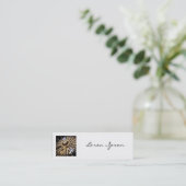 Square Foto - Big Wheel Mini Visitenkarte (Stehend Vorderseite)