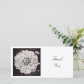 Square Foto - Chrysanthemum Dankeskarte (Stehend Vorderseite)