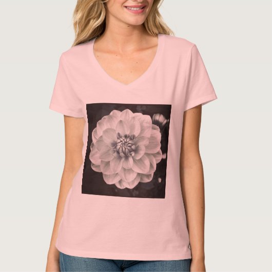 Square Foto - Chrysanthemum T-Shirt (Vorderseite)
