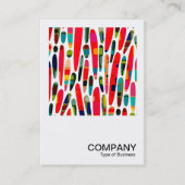 Square Foto - Collaged Color Splash 150222 Visitenkarte (Vorderseite)