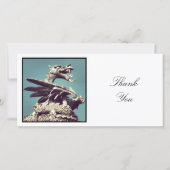 Square Foto - Dragon Dankeskarte (Vorderseite)