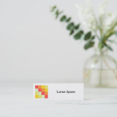 Square Foto - Farbquadrate 07 Mini Visitenkarte (Stehend Vorderseite)