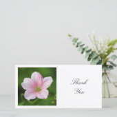 Square Foto - Geranium Dankeskarte (Stehend Vorderseite)