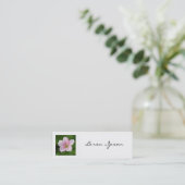 Square Foto - Geranium Mini Visitenkarte (Stehend Vorderseite)