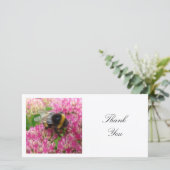 Square Foto - Hummel Dankeskarte (Stehend Vorderseite)