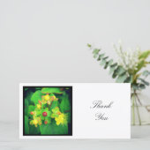 Square Foto - Hypericum Dankeskarte (Stehend Vorderseite)