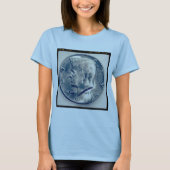 Square Foto - JFK, halber Dollar T-Shirt (Vorderseite)