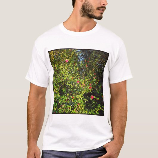 Square Foto - Magnolia Bush 02 T-Shirt (Vorderseite)