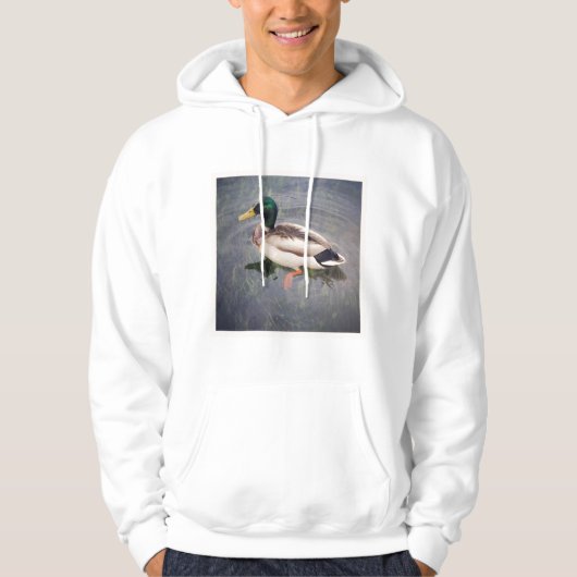 Square Foto - Mallard Duck Hoodie (Vorderseite)