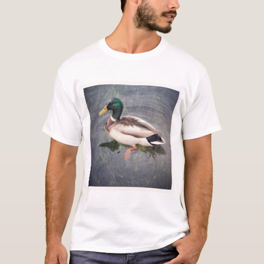 Square Foto - Mallard Duck T-Shirt (Vorderseite)