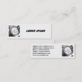 Square Foto - Motorrad-Speedometer Mini Visitenkarte (Vorne/Hinten)