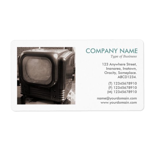 Square Foto - Old Telly (Vorne)