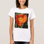 Square Foto - Orange Poppy T-Shirt (Vorderseite)