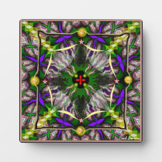 Square Foto Plaque mit Easel Fotoplatte (Vorderseite)