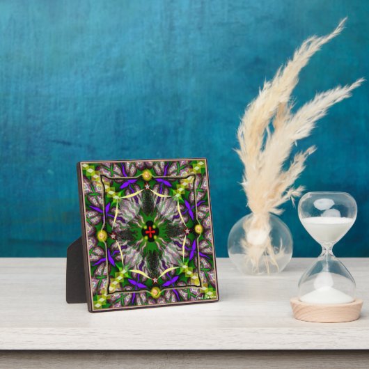 Square Foto Plaque mit Easel Fotoplatte (InSitu)