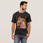 Square Foto - Rodelpferde T-Shirt (Vorne ganz)