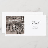 Square Foto - Station Conkurs Dankeskarte (Vorne/Hinten)