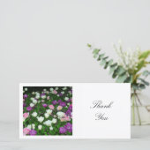 Square Foto - Tulips Dankeskarte (Stehend Vorderseite)