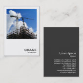 Square Foto - Turmkrane Visitenkarte (Vorne/Hinten)