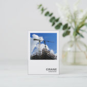 Square Foto - Turmkrane Visitenkarte (Stehend Vorderseite)