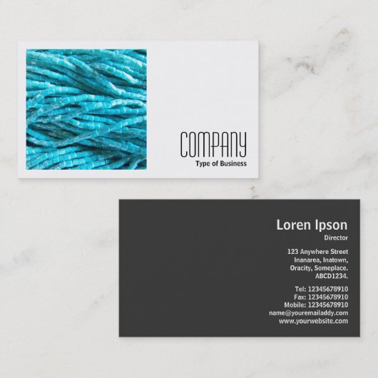 Square Foto (v2) - Bead Braids Visitenkarte (Vorne/Hinten)