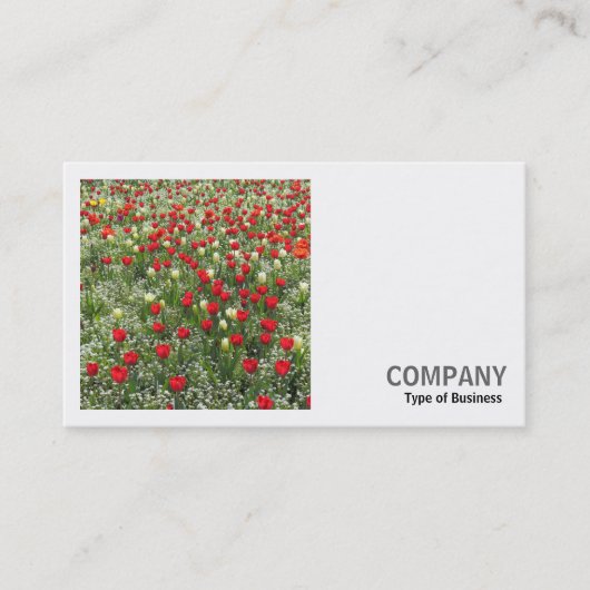 Square Foto (v2) - Bett von Tulips Visitenkarte (Vorderseite)
