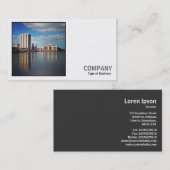 Square Foto (v2) - Cardiff Bay Visitenkarte (Vorne/Hinten)