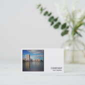 Square Foto (v2) - Cardiff Bay Visitenkarte (Stehend Vorderseite)