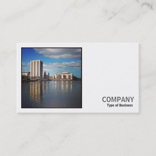 Square Foto (v2) - Cardiff Bay Visitenkarte (Vorderseite)